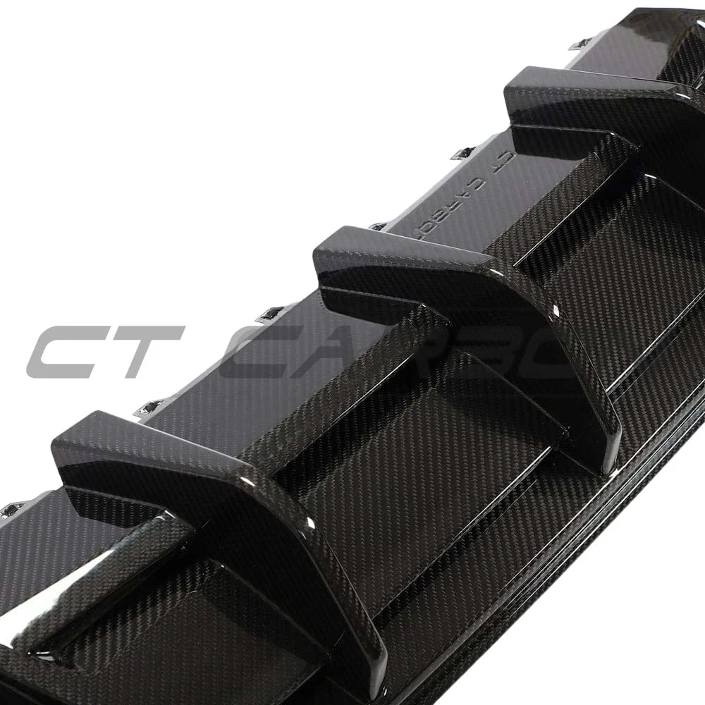 AUDI A3 S-LINE & S3 8Y 2020+ CARBON FIBRE DIFFUSER - CT DESIGN