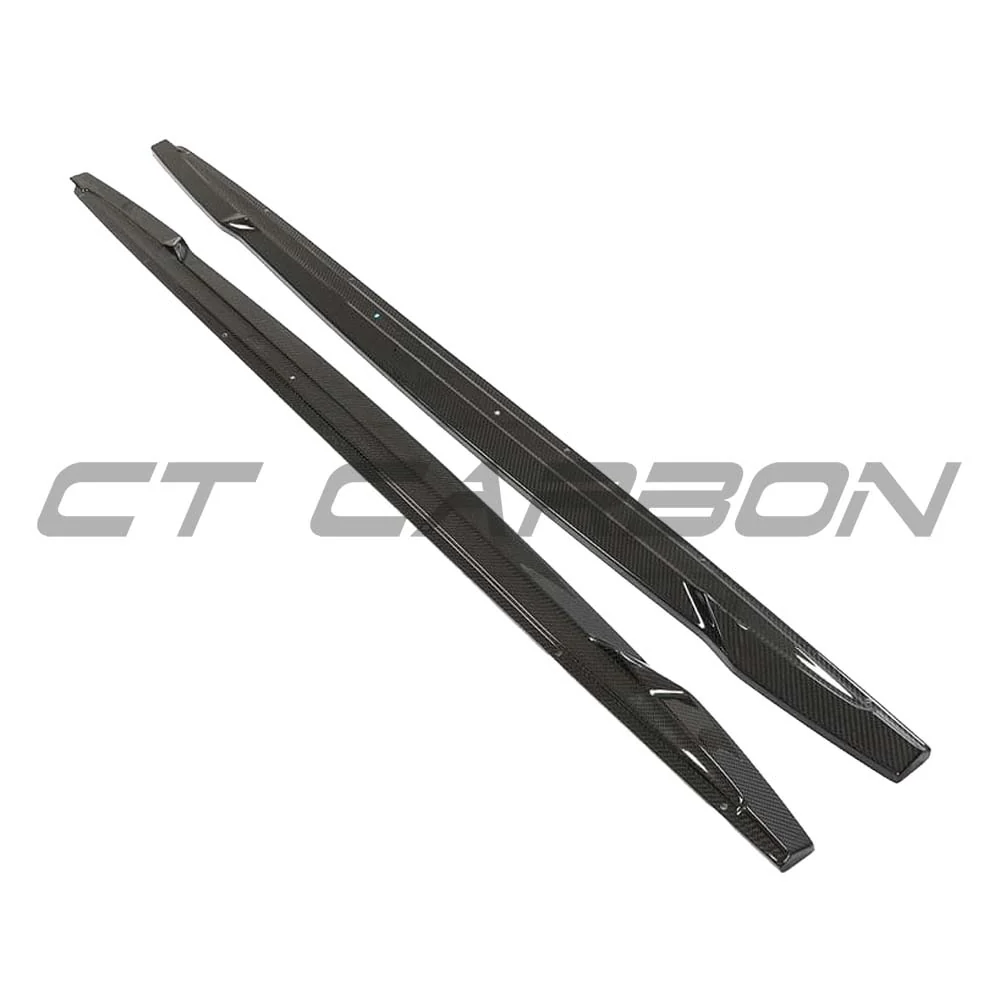AUDI A3 S-LINE & S3 8Y 2020+ CARBON FIBRE SIDE SKIRTS - CT DESIGN