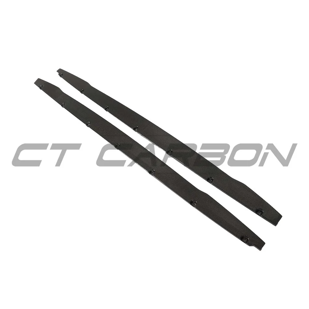AUDI A3 S-LINE & S3 8Y 2020+ CARBON FIBRE SIDE SKIRTS - CT DESIGN