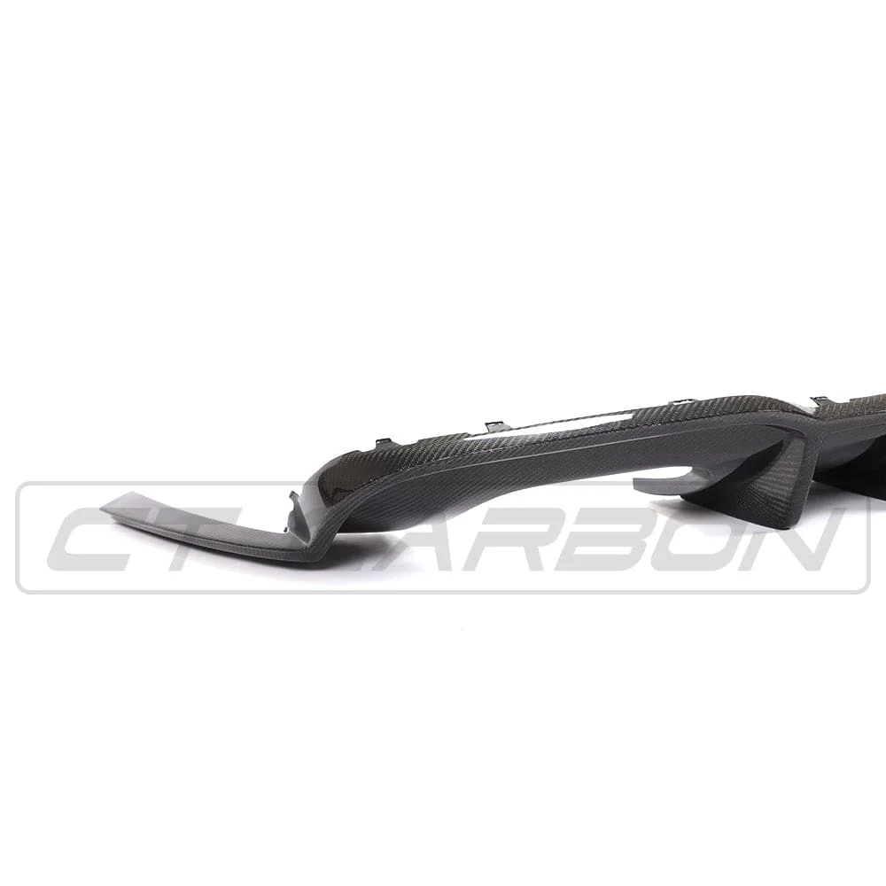 CT CARBON Diffuser AUDI A3 S-LINE & S3 FACELIFT 8V SALOON CARBON FIBRE DIFFUSER