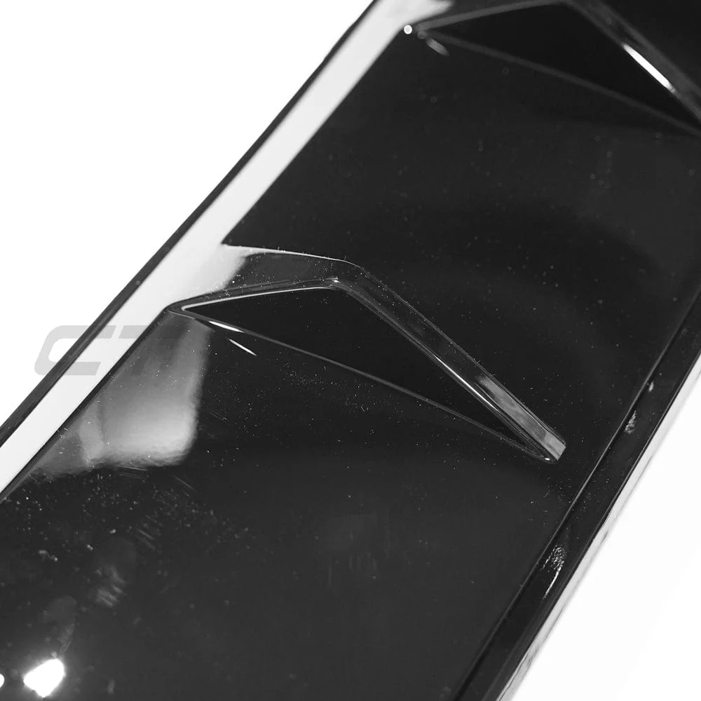 BLAK BY CT Spoiler AUDI A3/S3 8V FACELIFT SPORTBACK 5 DOOR GLOSS BLACK DIFFUSER
