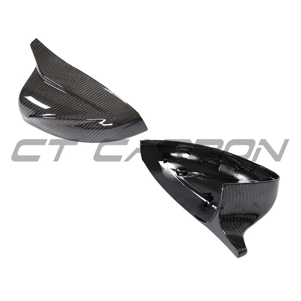 AUDI A3 S3 RS3 8V CARBON FIBRE MIRROR COVERS V2 - WITHOUT LANE ASSIST