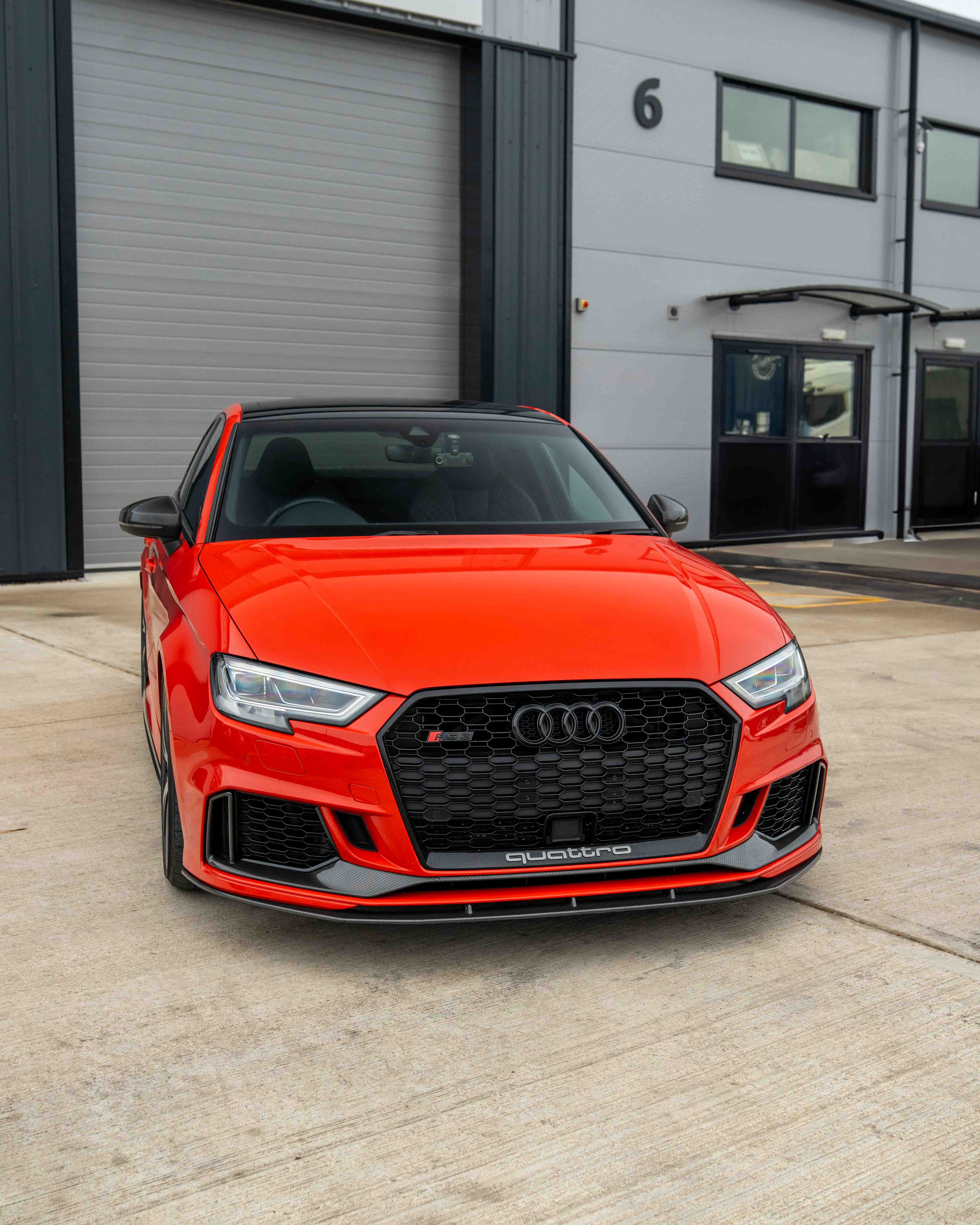 AUDI RS3 8V FACELIFT CARBON FIBRE BUMPER TRIM-Accessories-CT CARBON-CT Carbon - High-quality carbon fiber and gloss black aerodynamic parts for premium sports and luxury vehicles.
