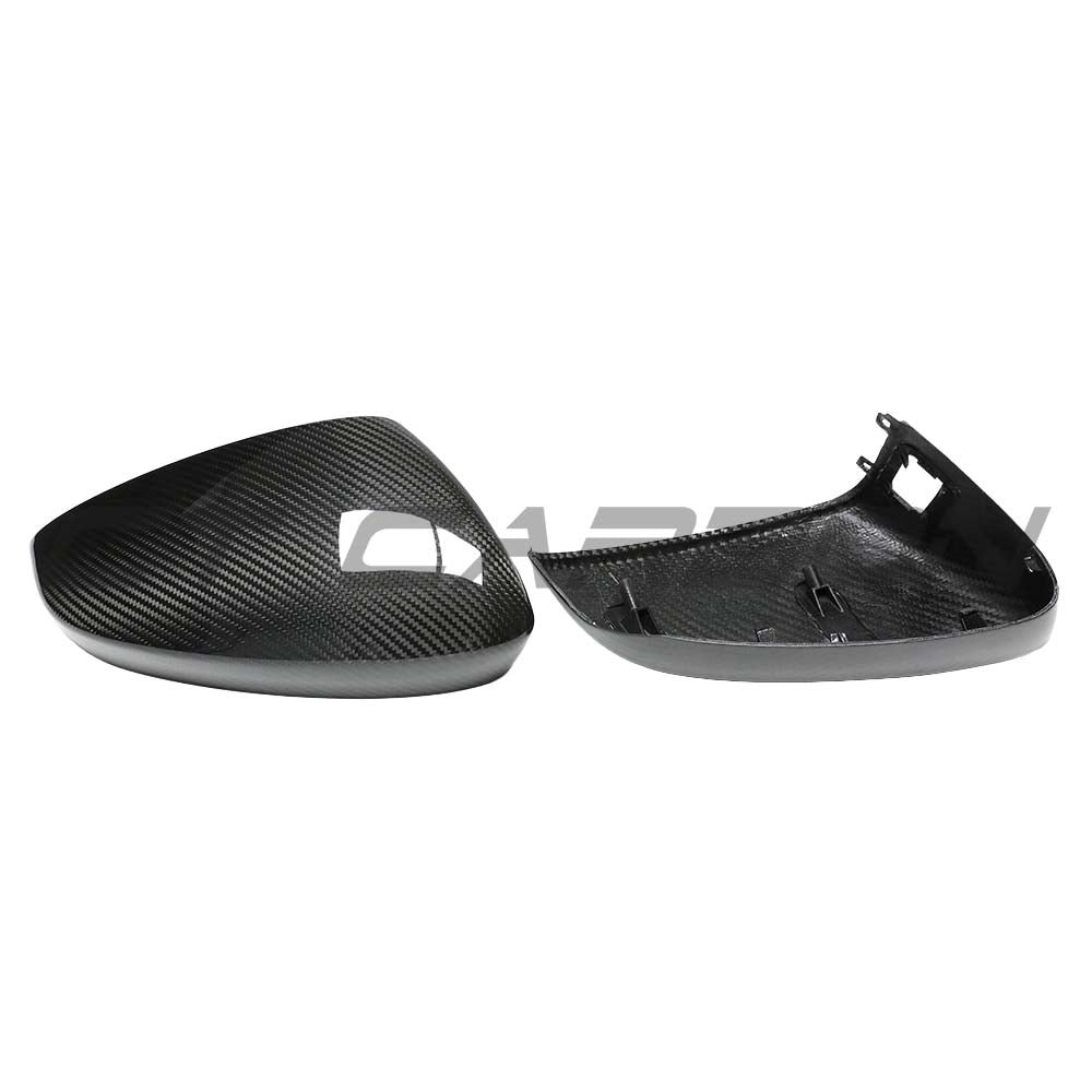 AUDI A3/S3/RS3 8Y 2022+ CARBON FIBRE MIRROR COVERS WITH LANE ASSIST - RHD