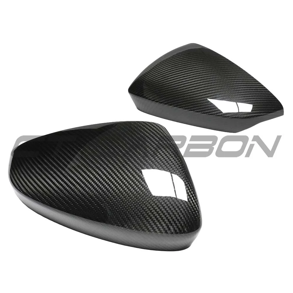 AUDI A3/S3/RS3 8Y 2022+ CARBON FIBRE MIRROR COVERS WITH LANE ASSIST - RHD