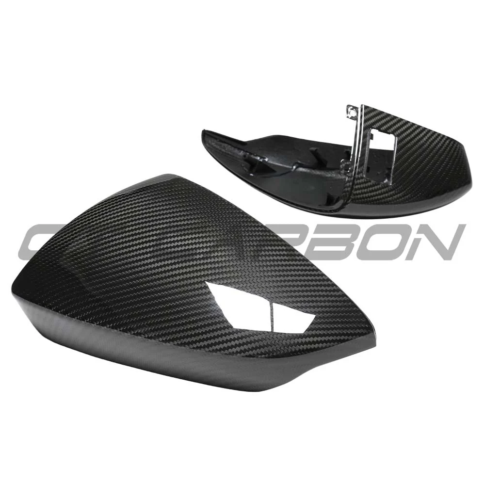 AUDI A3/S3/RS3 8Y 2022+ CARBON FIBRE MIRROR COVERS WITH LANE ASSIST - RHD
