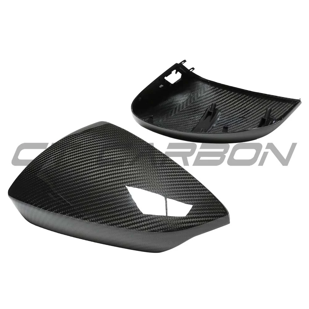 AUDI A3/S3/RS3 8Y 2022+ CARBON FIBRE MIRROR COVERS WITH LANE ASSIST - RHD