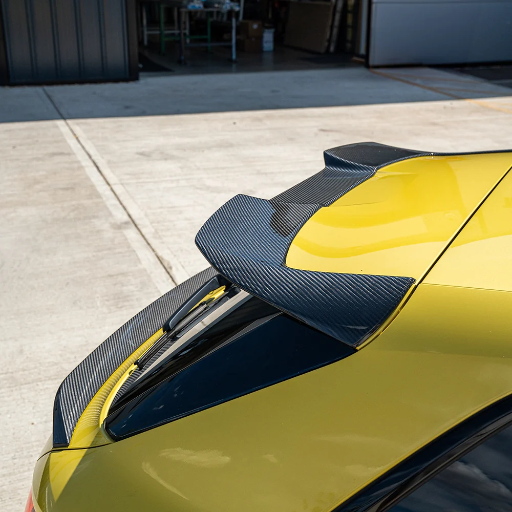AUDI A3/S3/RS3 8Y 2022+ SPORTBACK CARBON FIBRE SPOILER - CT DESIGN V2-Spoiler-CT CARBON-CT Carbon - High-quality carbon fiber and gloss black aerodynamic parts for premium sports and luxury vehicles.