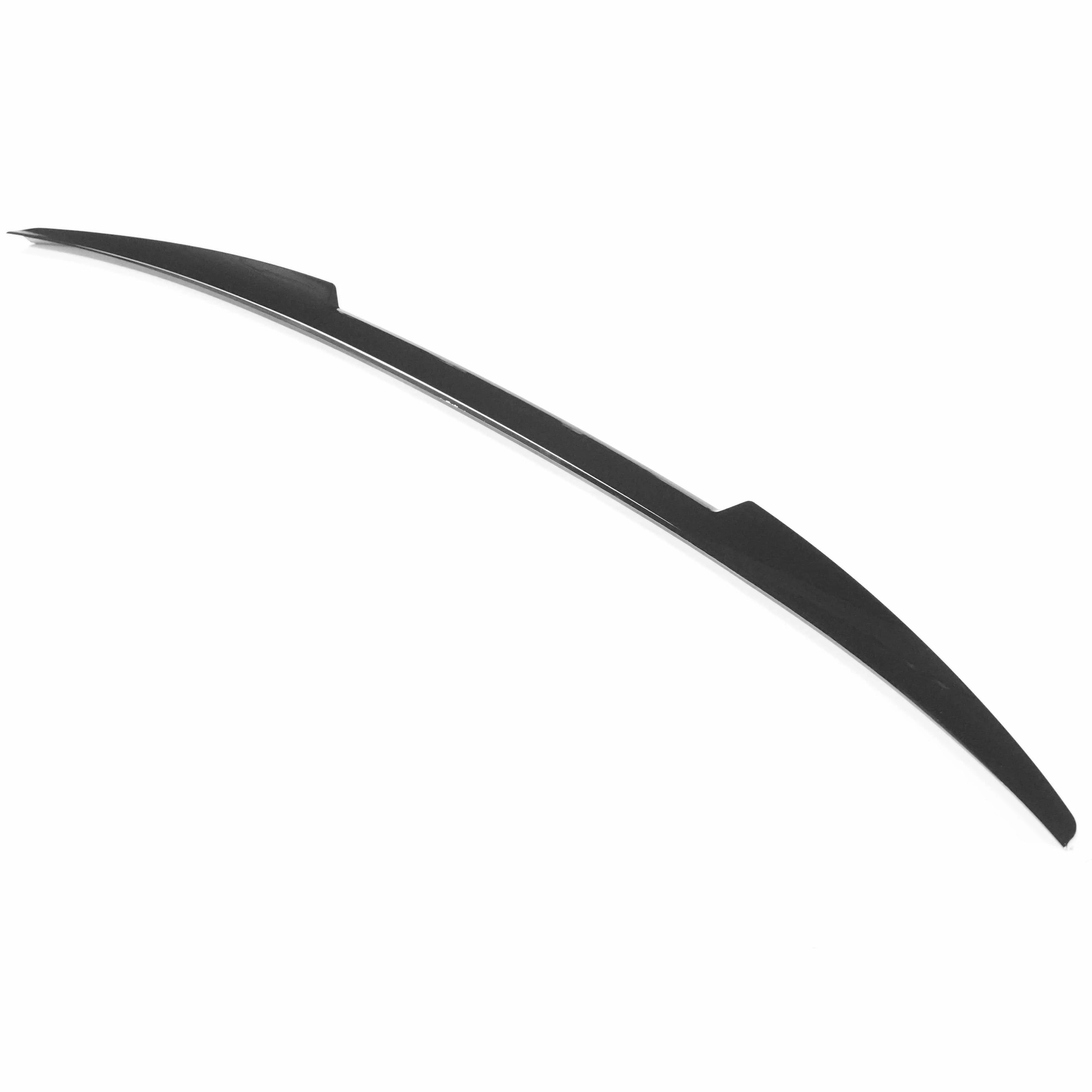 AUDI A3/S3 SALOON 2013-2019 8V GLOSS BLACK SPOILER-Spoiler-BLAK BY CT-CT Carbon - High-quality carbon fiber and gloss black aerodynamic parts for premium sports and luxury vehicles.