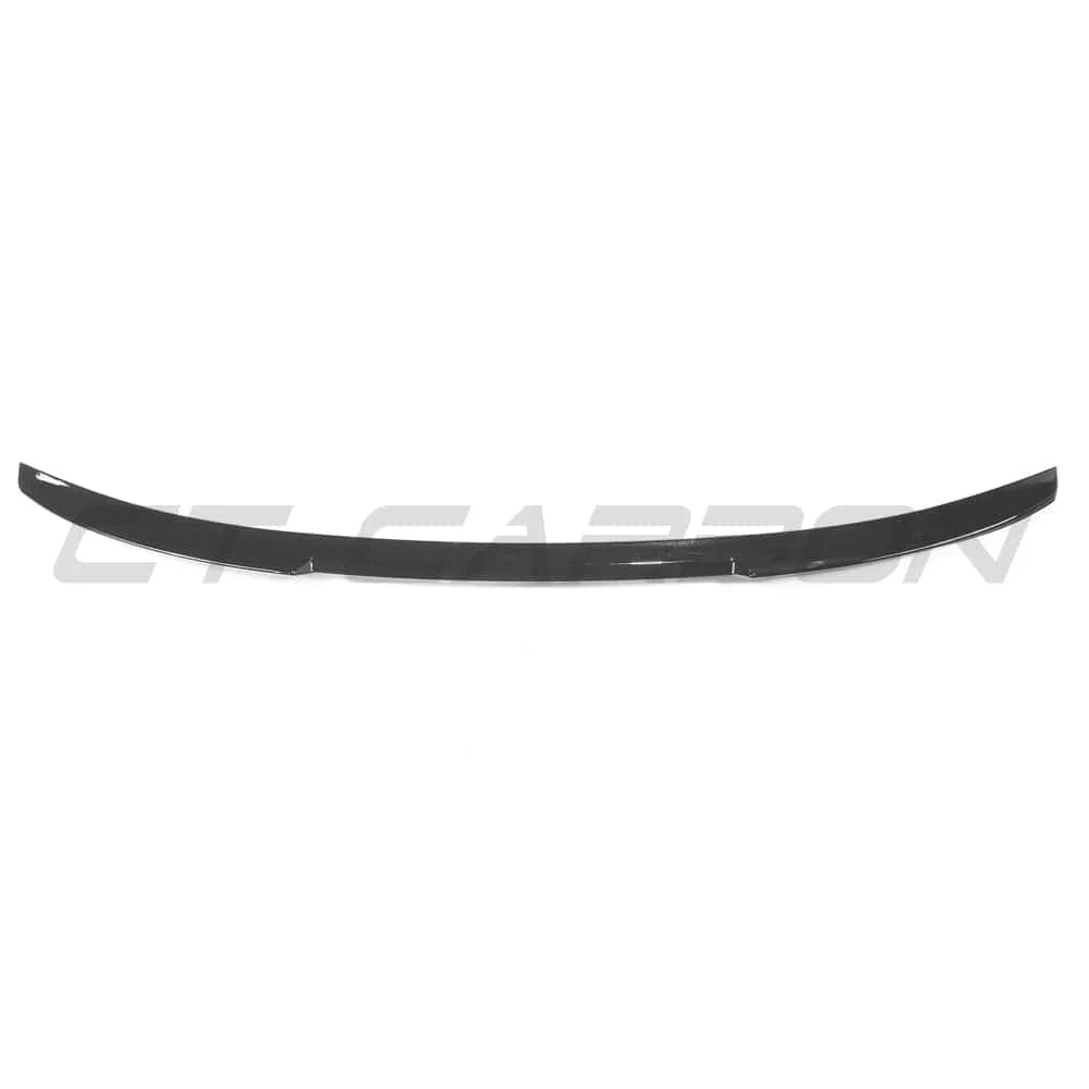 AUDI A3/S3 SALOON 2013-2019 8V GLOSS BLACK SPOILER-Spoiler-BLAK BY CT-CT Carbon - High-quality carbon fiber and gloss black aerodynamic parts for premium sports and luxury vehicles.