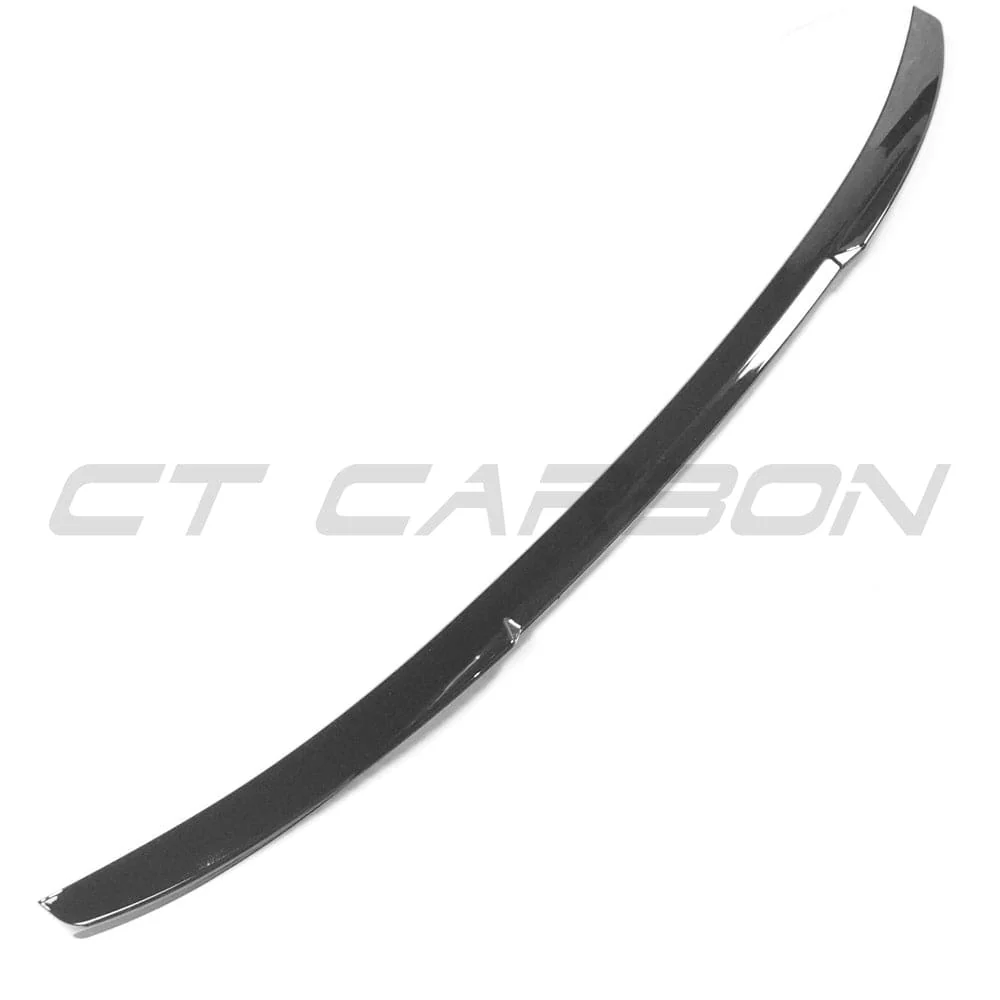 AUDI A3/S3 SALOON 2013-2019 8V GLOSS BLACK SPOILER-Spoiler-BLAK BY CT-CT Carbon - High-quality carbon fiber and gloss black aerodynamic parts for premium sports and luxury vehicles.