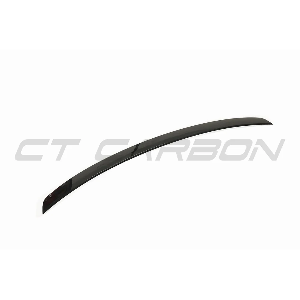 AUDI A5/S5 B9 8W CONVERTIBLE GLOSS BLACK SPOILER-Spoiler-BLAK BY CT-CT Carbon - High-quality carbon fiber and gloss black aerodynamic parts for premium sports and luxury vehicles.