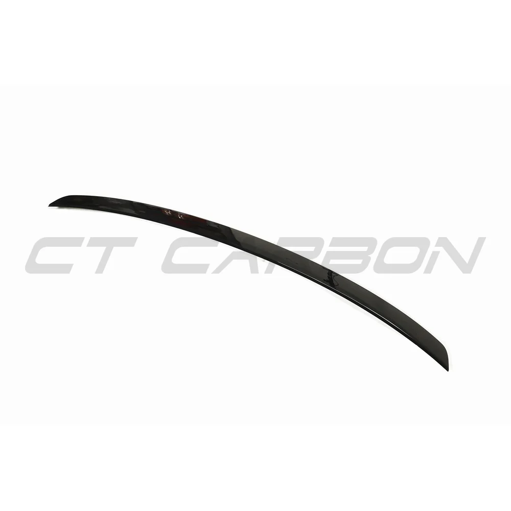 AUDI A5/S5 B9 8W CONVERTIBLE GLOSS BLACK SPOILER-Spoiler-BLAK BY CT-CT Carbon - High-quality carbon fiber and gloss black aerodynamic parts for premium sports and luxury vehicles.