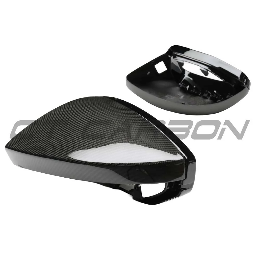 AUDI A6/S6/RS6 C8 2015-2025 CARBON FIBRE MIRRORS WITH LANE ASSIST - RHD