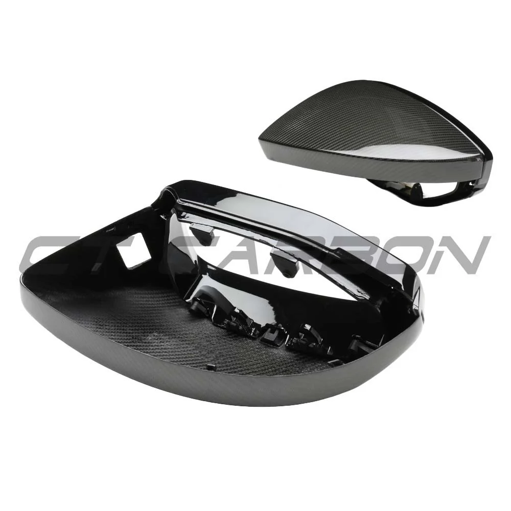AUDI A6/S6/RS6 C8 2015-2025 CARBON FIBRE MIRRORS WITH LANE ASSIST - RHD