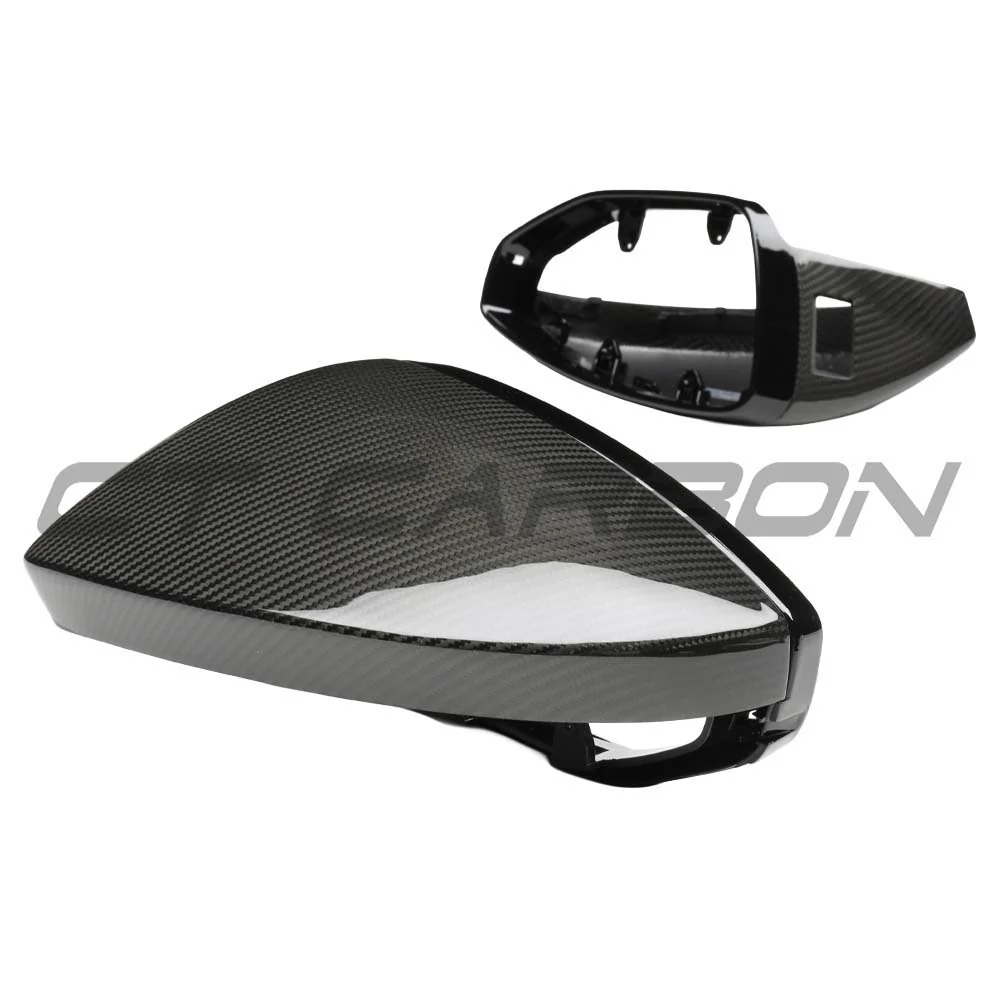 AUDI A6/S6/RS6 C8 2015-2025 CARBON FIBRE MIRRORS WITH LANE ASSIST - RHD
