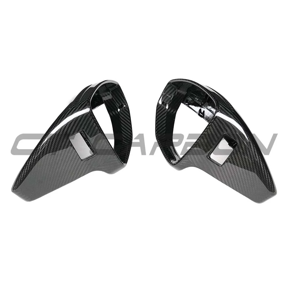 AUDI A6/S6/RS6 C8 2015-2025 CARBON FIBRE MIRRORS WITH LANE ASSIST - RHD