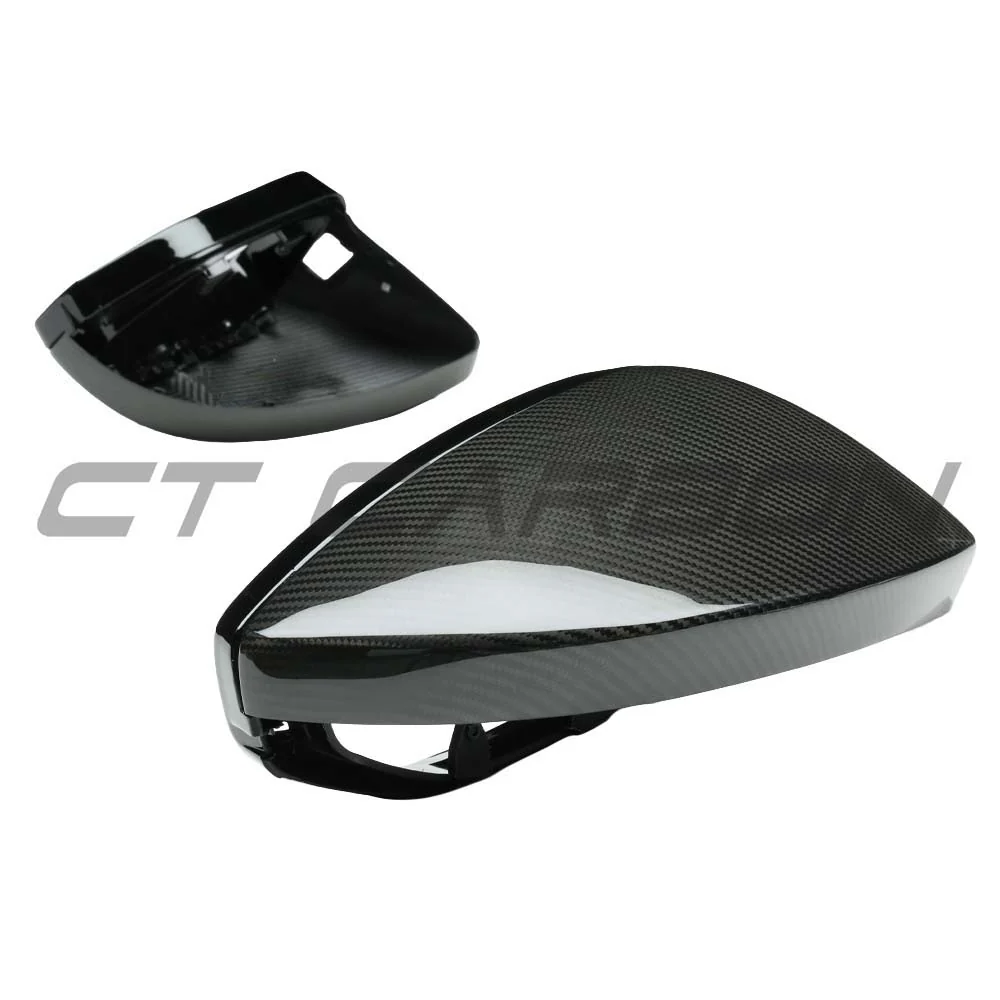 AUDI A6/S6/RS6 C8 2015-2025 CARBON FIBRE MIRRORS WITH LANE ASSIST - RHD