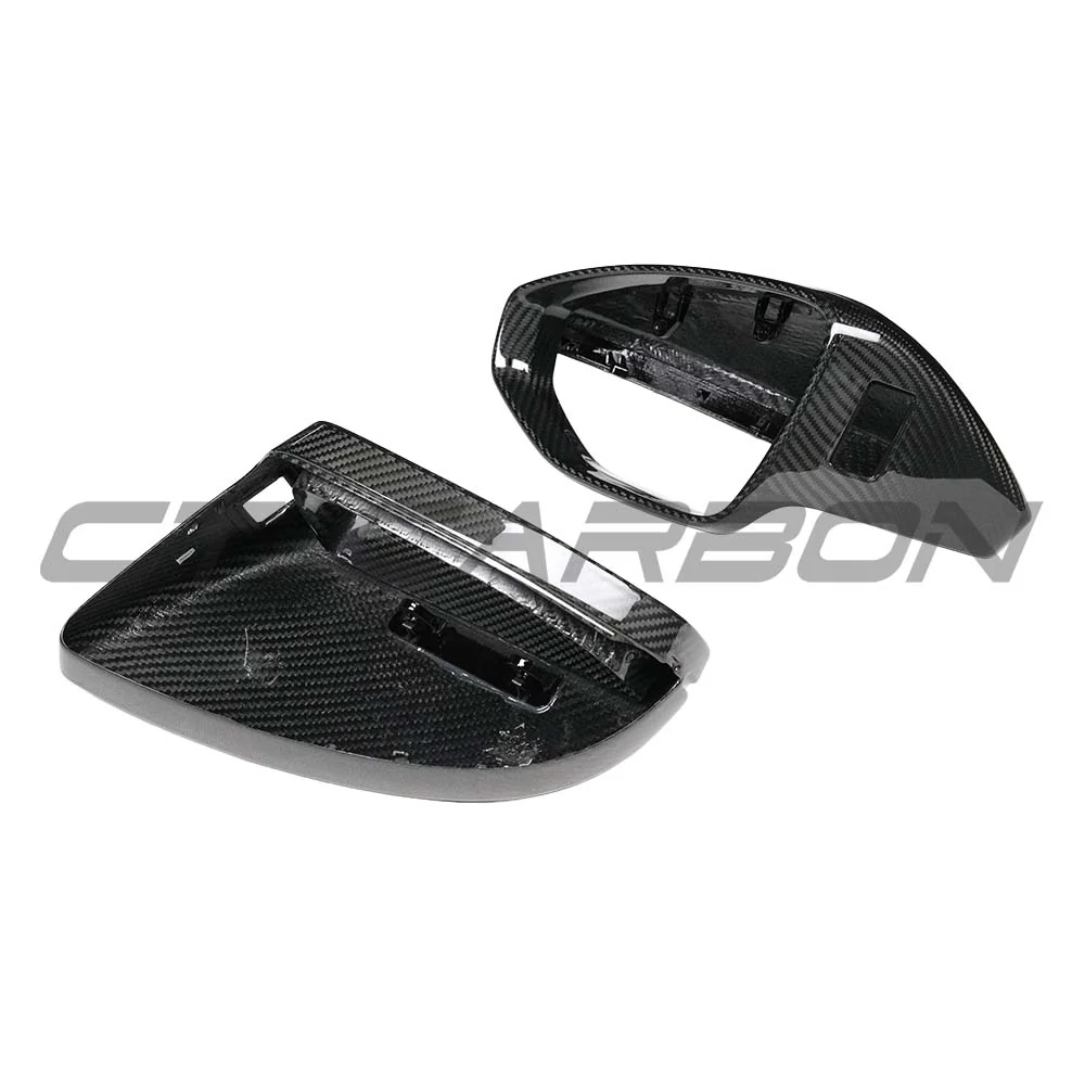 AUDI A6/S6/RS6 C8 2015-2025 CARBON FIBRE MIRRORS WITH LANE ASSIST - RHD