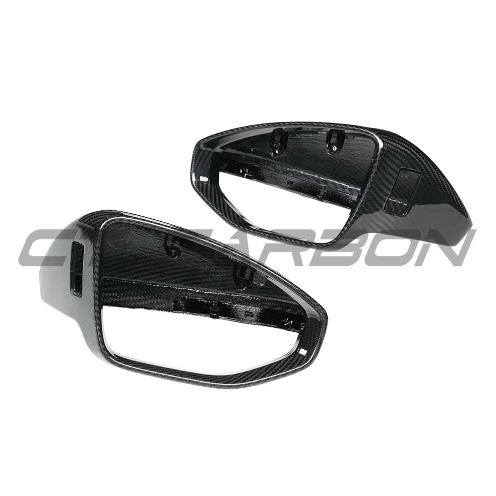 AUDI A6/S6/RS6 C8 2015-2025 CARBON FIBRE MIRRORS WITH LANE ASSIST - RHD