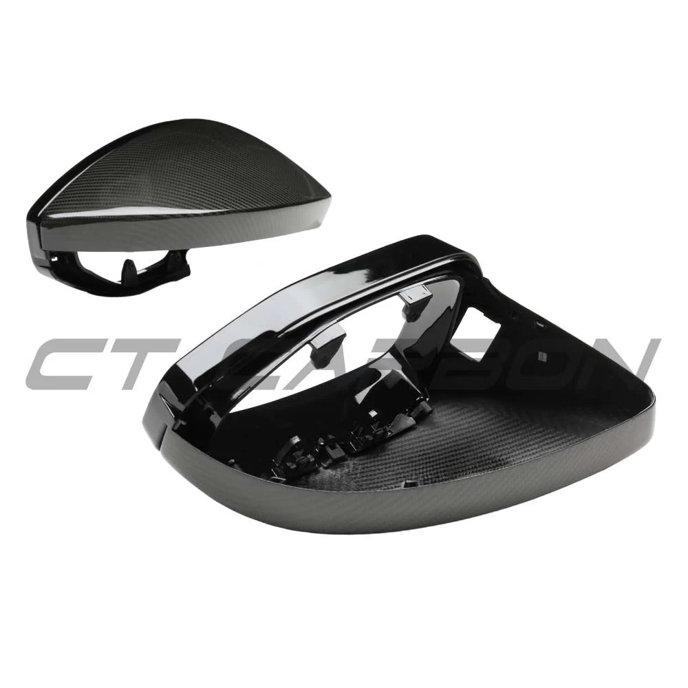 AUDI A6/S6/RS6 C8 2015-2025 CARBON FIBRE MIRRORS WITH LANE ASSIST - RHD