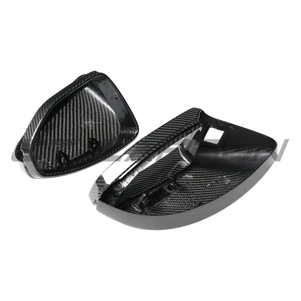 AUDI A6/S6/RS6 C8 2015-2025 CARBON FIBRE MIRRORS WITH LANE ASSIST - RHD