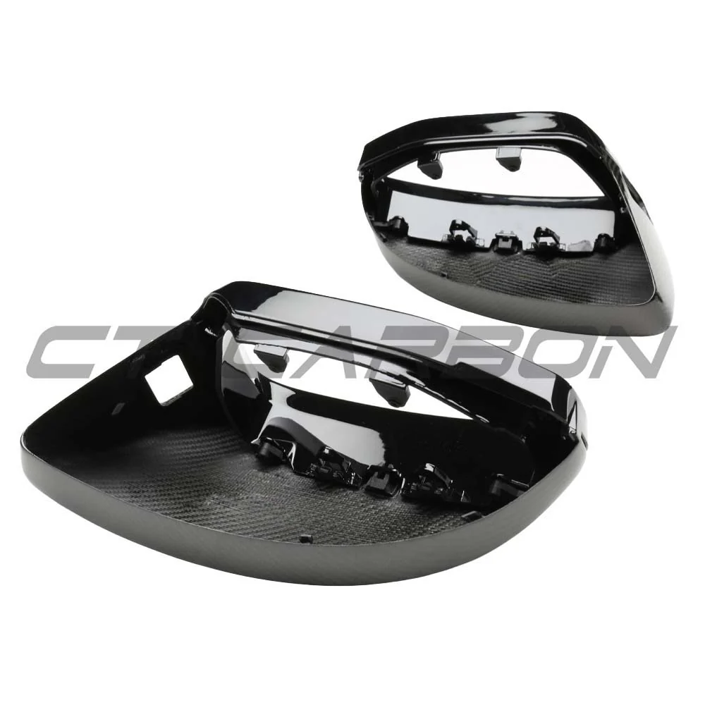 AUDI A6/S6/RS6 C8 2015-2025 CARBON FIBRE MIRRORS WITH LANE ASSIST - RHD
