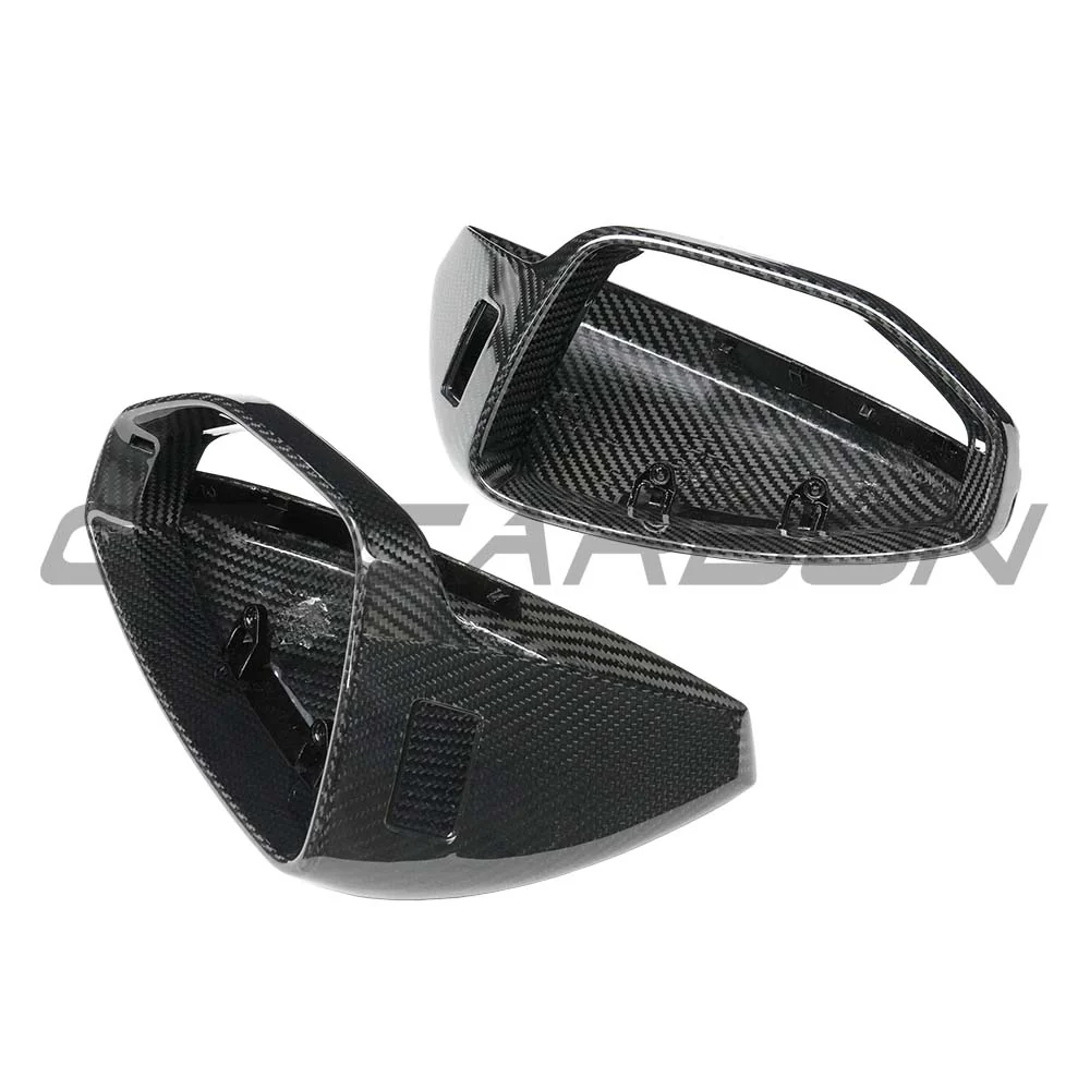 AUDI A6/S6/RS6 C8 2015-2025 CARBON FIBRE MIRRORS WITH LANE ASSIST - RHD