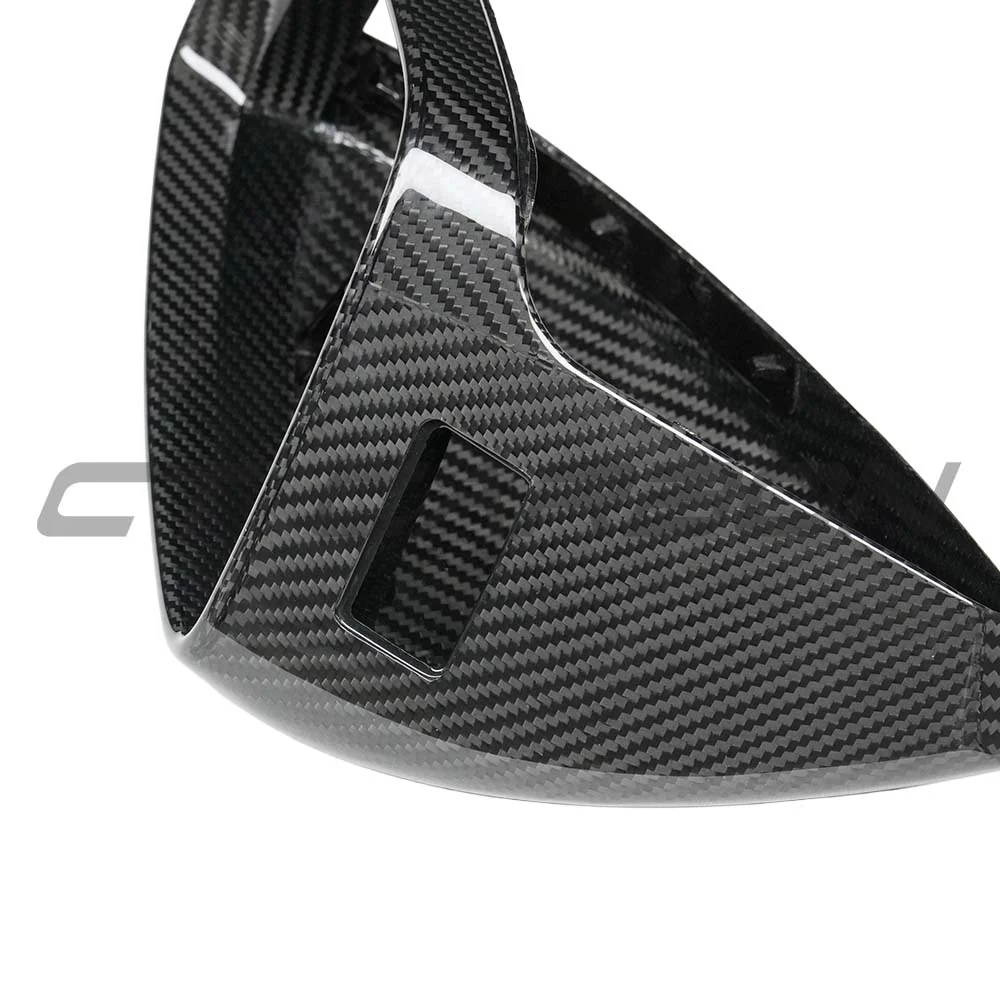 AUDI A6/S6/RS6 C8 2015-2025 CARBON FIBRE MIRRORS WITH LANE ASSIST - RHD