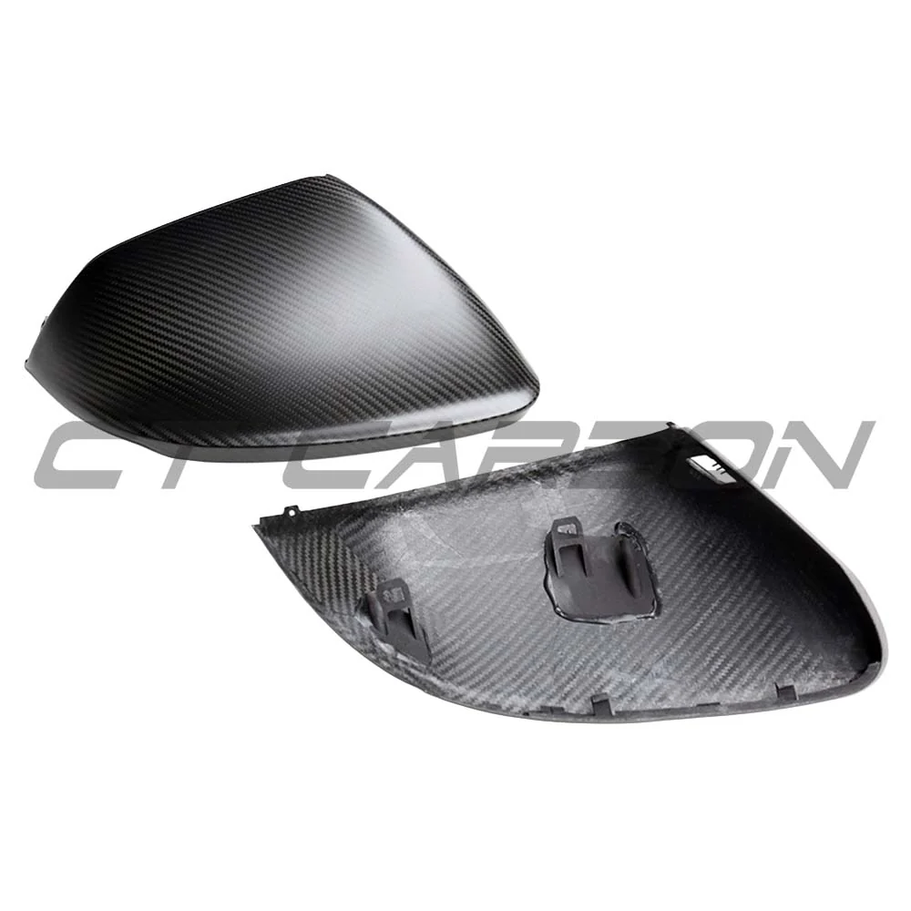 AUDI Q8/SQ8/RSQ8 & LAMBORGHINI URUS MATTE CARBON FIBRE MIRRORS - WITH LANE ASSIST - RHD & LHD