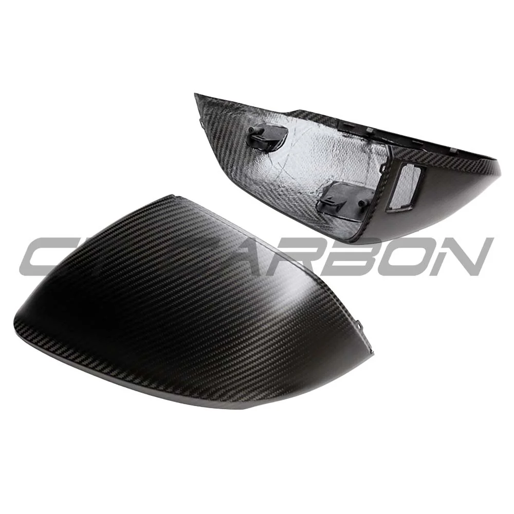 AUDI Q8/SQ8/RSQ8 & LAMBORGHINI URUS MATTE CARBON FIBRE MIRRORS - WITH LANE ASSIST - RHD & LHD