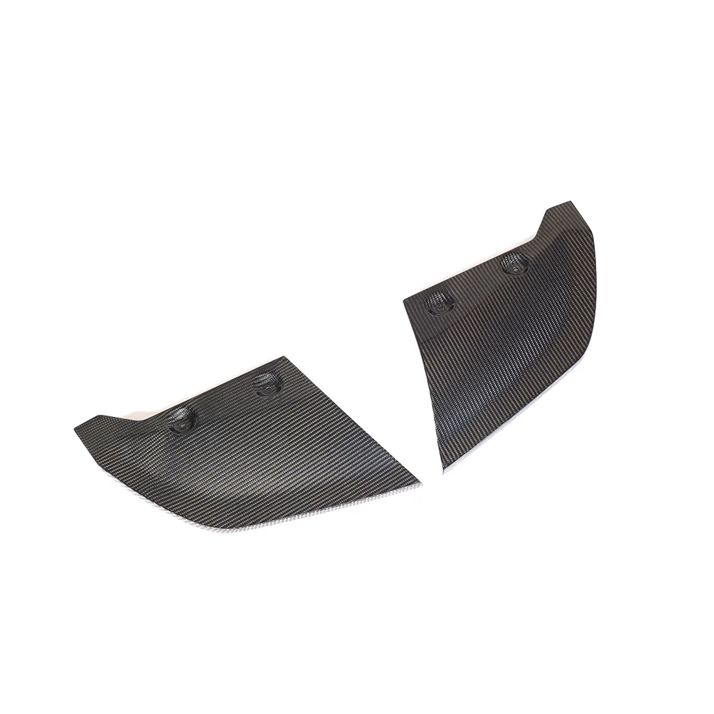 AUDI R8 V10 GEN 2 2015-2019 CARBON FIBRE REAR BUMPER LOWER CORNERS-Accessories-CT CARBON-CT Carbon - High-quality carbon fiber and gloss black aerodynamic parts for premium sports and luxury vehicles.