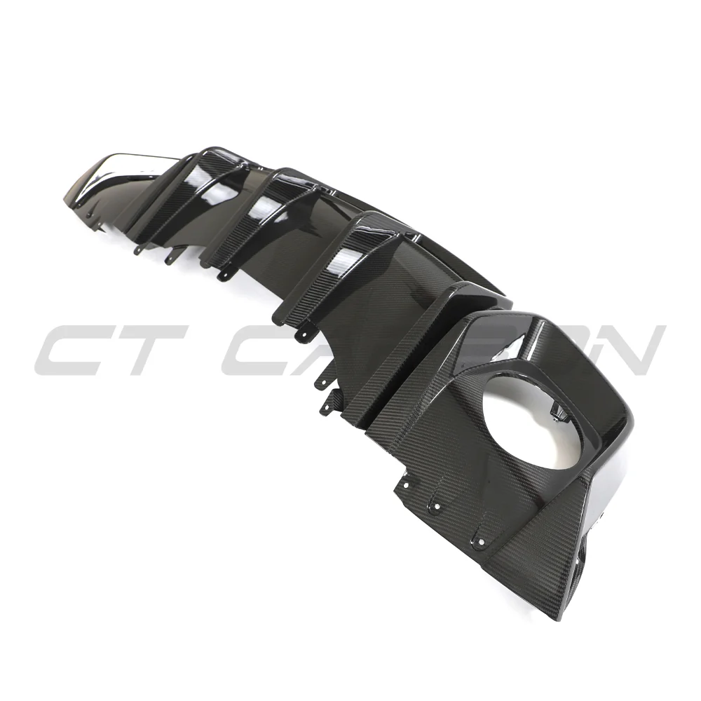 AUDI R8 V10 GEN 2.5 CARBON FIBRE DIFFUSER-Diffuser-CT CARBON-CT Carbon - High-quality carbon fiber and gloss black aerodynamic parts for premium sports and luxury vehicles.