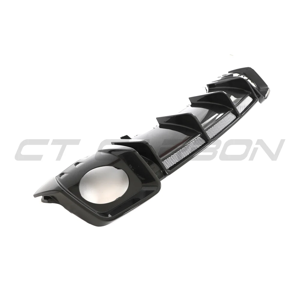 AUDI R8 V10 GEN 2.5 CARBON FIBRE DIFFUSER-Diffuser-CT CARBON-CT Carbon - High-quality carbon fiber and gloss black aerodynamic parts for premium sports and luxury vehicles.