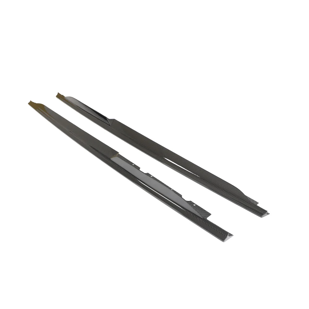 AUDI R8 V10 GEN 2.5 CARBON FIBRE SIDE SKIRTS-Side Skirts-CT CARBON-CT Carbon - High-quality carbon fiber and gloss black aerodynamic parts for premium sports and luxury vehicles.