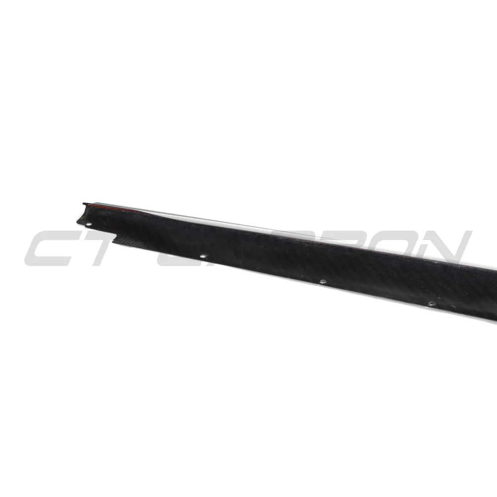 AUDI R8 V10 GEN 2.5 CARBON FIBRE SIDE SKIRTS-Side Skirts-CT CARBON-CT Carbon - High-quality carbon fiber and gloss black aerodynamic parts for premium sports and luxury vehicles.