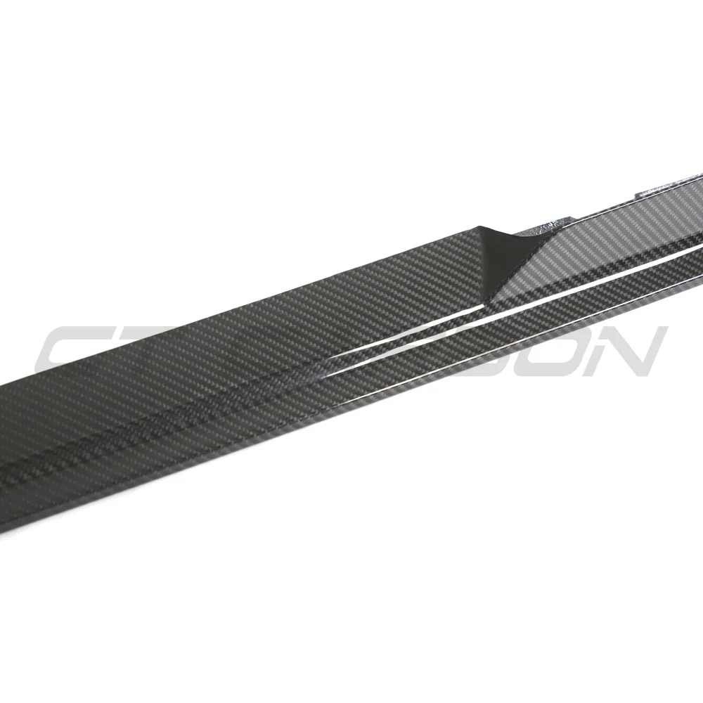 AUDI R8 V10 GEN 2.5 CARBON FIBRE SIDE SKIRTS-Side Skirts-CT CARBON-CT Carbon - High-quality carbon fiber and gloss black aerodynamic parts for premium sports and luxury vehicles.