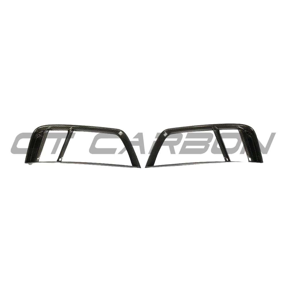 AUDI R8 V10 GEN 2 CARBON FIBRE REAR SIDE GRILLES