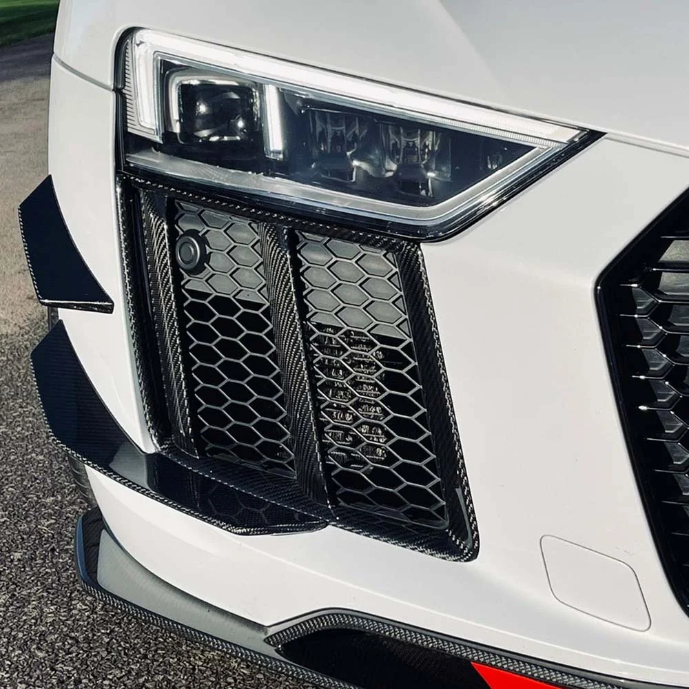 AUDI R8 V10 GEN 2 CARBON FIBRE SIDE GRILLES