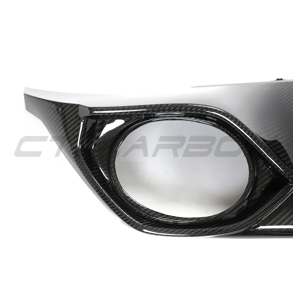 AUDI RS3 8Y 2022-2024 SPORTBACK CARBON FIBRE DIFFUSER - CT DESIGN-Diffuser-CT CARBON-CT Carbon - High-quality carbon fiber and gloss black aerodynamic parts for premium sports and luxury vehicles.