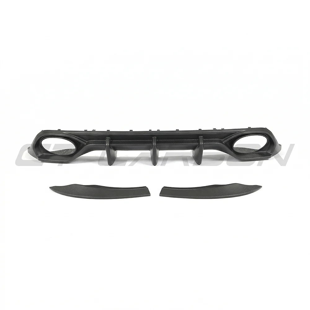 AUDI RS3 8Y 2022-2024 SPORTBACK MATTE CARBON FIBRE DIFFUSER - V1 - CT DESIGN