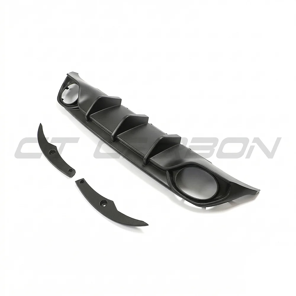 AUDI RS3 8Y 2022-2024 SPORTBACK MATTE CARBON FIBRE DIFFUSER - V1 - CT DESIGN