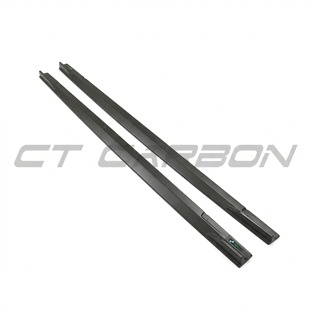 AUDI RS3 8Y 2022+ MATTE CARBON FIBRE SIDE SKIRTS - CT DESIGN