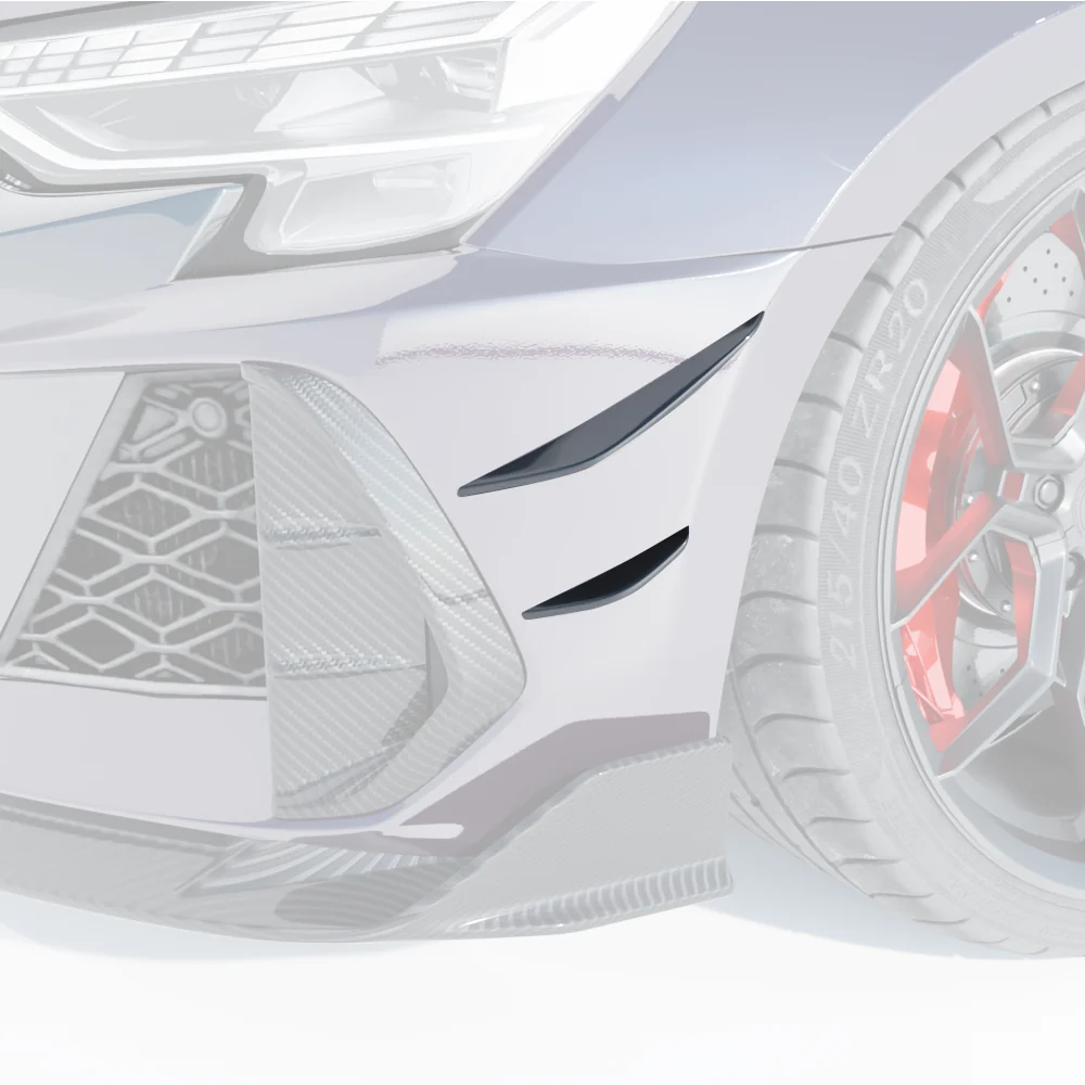 AUDI RS3 8Y 2025+ CARBON FIBRE FRONT BUMPER CANARDS - CT DESIGN