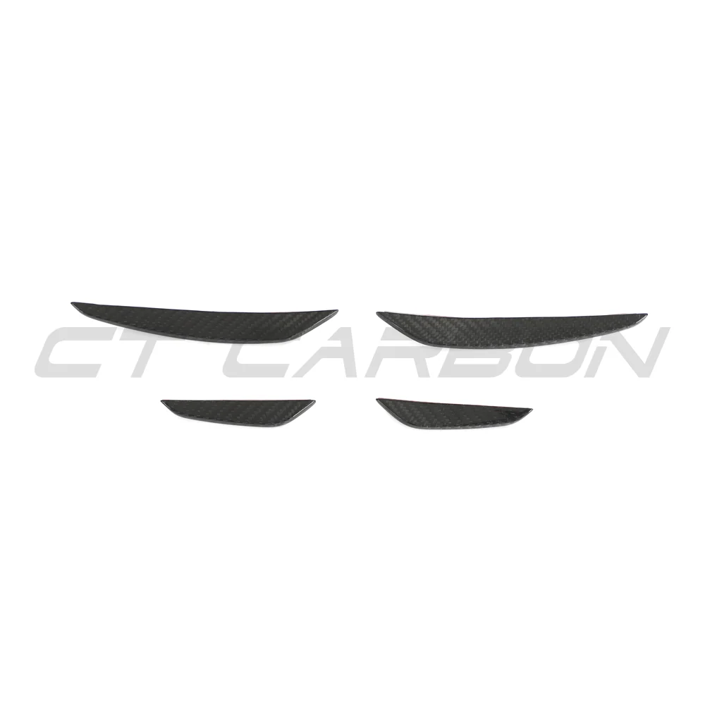 AUDI RS3 8Y 2025+ CARBON FIBRE FRONT BUMPER CANARDS - CT DESIGN