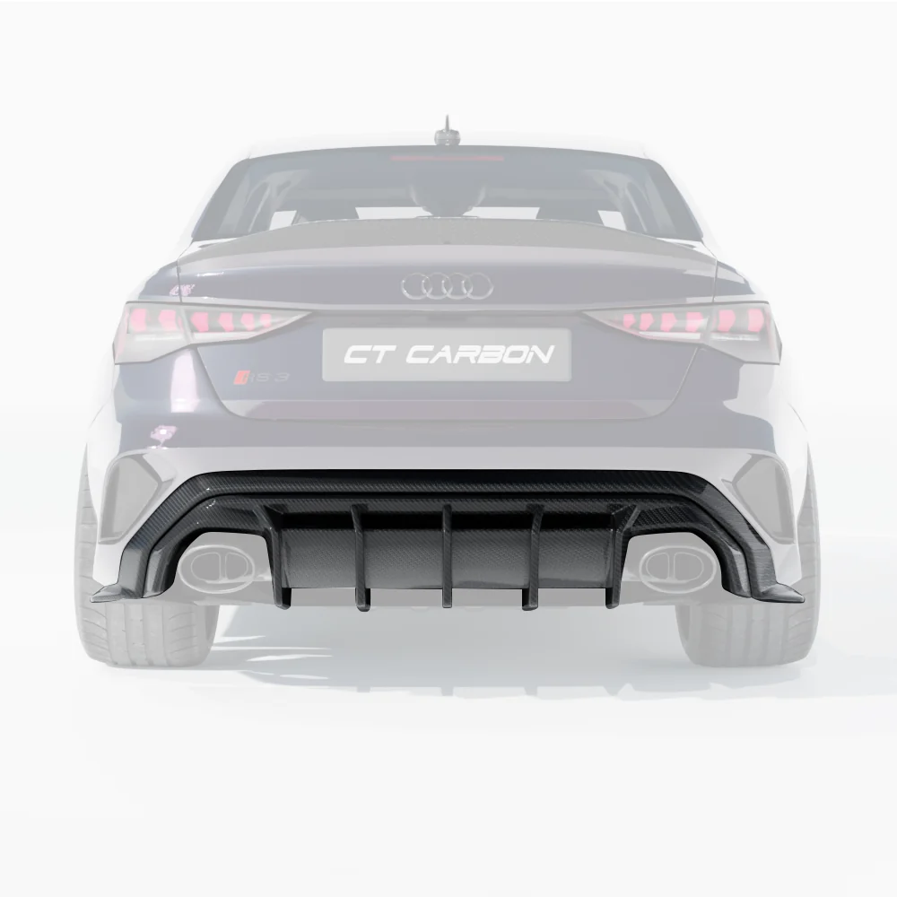 AUDI RS3 8Y 2025+ SALOON CARBON FIBRE DIFFUSER - CT DESIGN