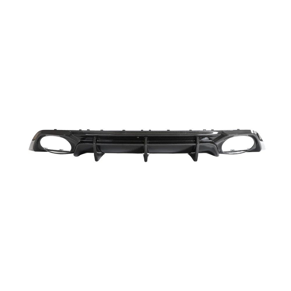 AUDI RS3 8Y 2022-2024 CARBON FIBRE REAR DIFFUSER V2 - CT DESIGN-Diffuser-CT CARBON-CT Carbon - High-quality carbon fiber and gloss black aerodynamic parts for premium sports and luxury vehicles.