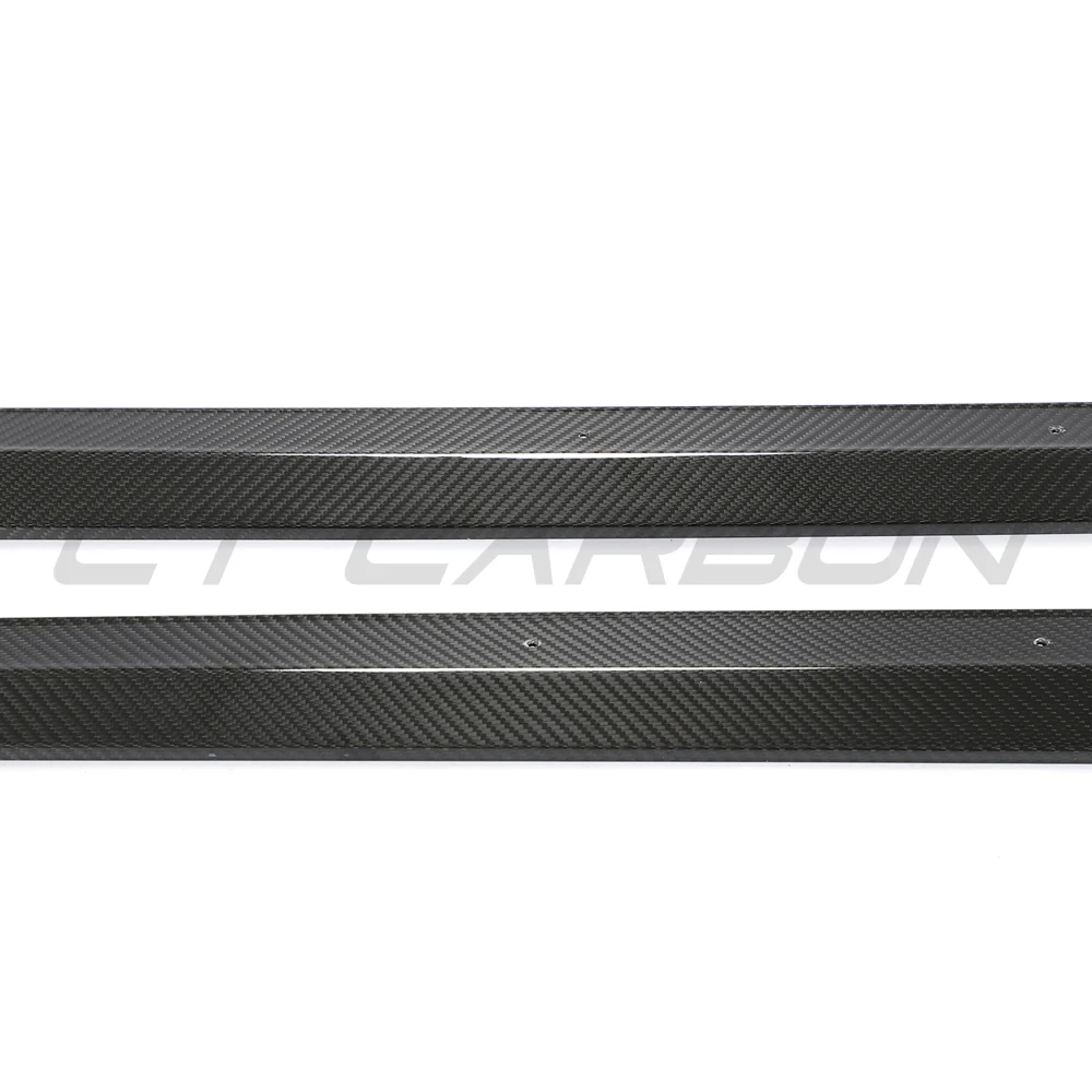 AUDI RS3 8Y 2022+ CARBON FIBRE SIDE SKIRTS - CT DESIGN-Side Skirts-CT CARBON-CT Carbon - High-quality carbon fiber and gloss black aerodynamic parts for premium sports and luxury vehicles.