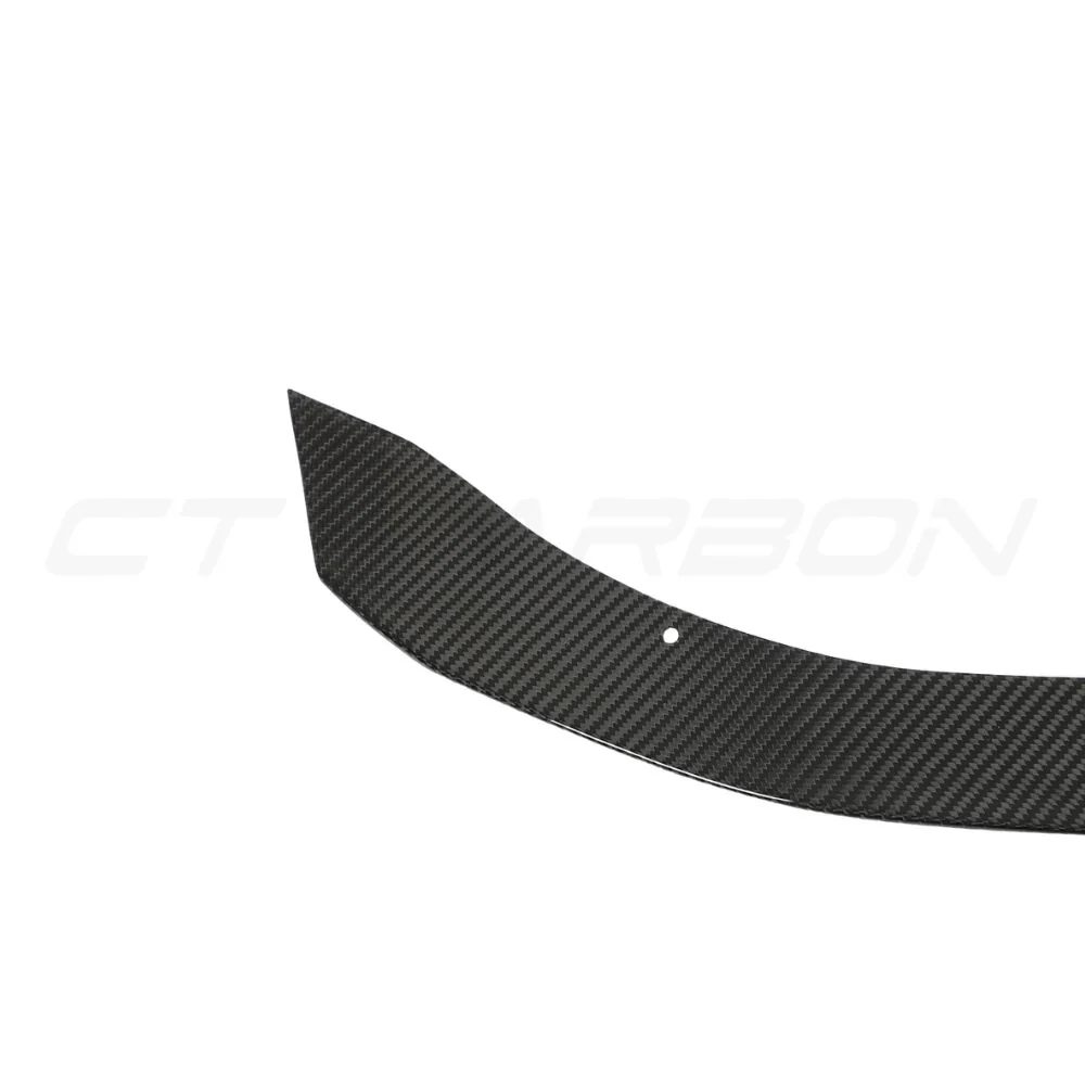 AUDI RS3 8Y 2022-2024 CARBON FIBRE SPLITTER - CT DESIGN-Splitter-CT CARBON-CT Carbon - High-quality carbon fiber and gloss black aerodynamic parts for premium sports and luxury vehicles.