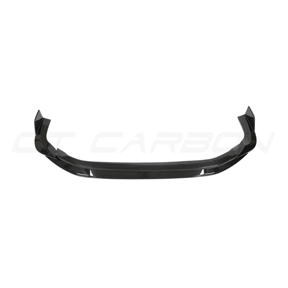 AUDI RS3 8Y 2022-2024 CARBON FIBRE SPLITTER - CT DESIGN-Splitter-CT CARBON-CT Carbon - High-quality carbon fiber and gloss black aerodynamic parts for premium sports and luxury vehicles.